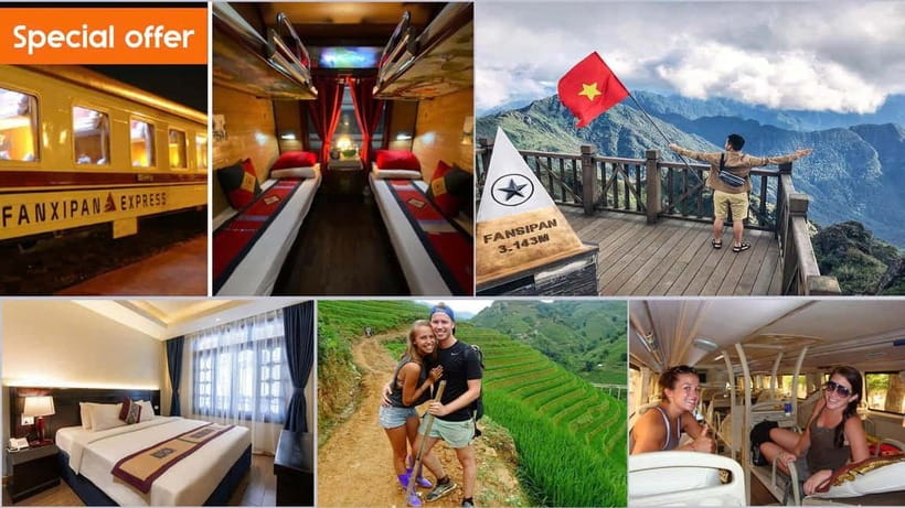 2 Day-2 Night Sapa Trekking: Overnight Train &Limousine Bus - A central hotel night, with time to reset