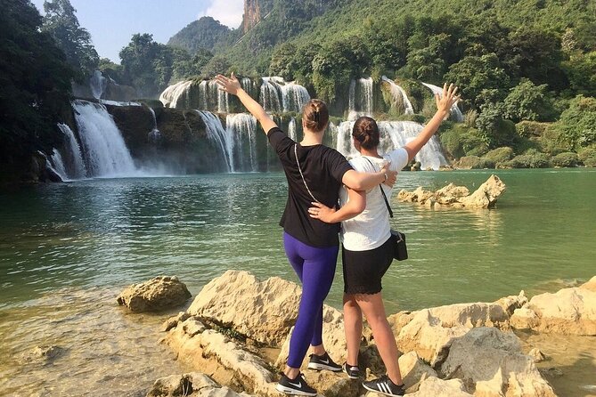 Adventure Tour to Ban Gioc Waterfall - Ba Be Lake 3 days 2 nights - Day two: Ban Gioc Waterfall and Nguom Ngao Cave