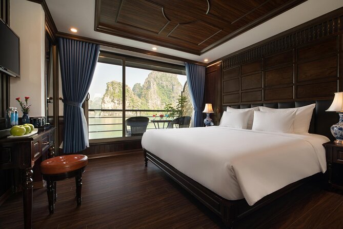 All-Inclusive 2 Day/1 Night Halong Luxury Cruise, Meals, Cave, Kayaking,Swimming - At a glance