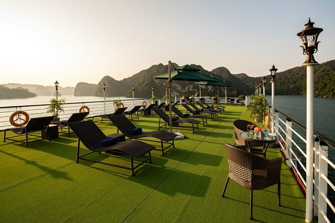 All-Inclusive 2 Day/1 Night Halong Luxury Cruise, Meals, Cave, Kayaking,Swimming - What your cabin and boat may feel like