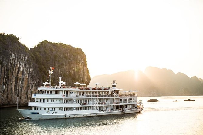 All Inclusive 3-Day 2-Night explore Ha Long Bay with Au Co Cruise - Day one: boarding, Viet Hai, and sunset