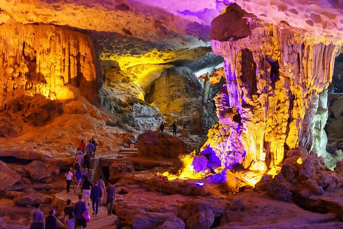 Best Halong 5 star Day Trip, inclusive,buffet,cave,kayak,transfer - Lunch, Deck Time, and the Sunset Gathering
