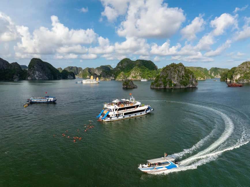 Cat Ba/Ha Noi: Lan Ha and Monkey Island Full Day Boat Trip - From Cat Ba or Hanoi: choosing your pickup