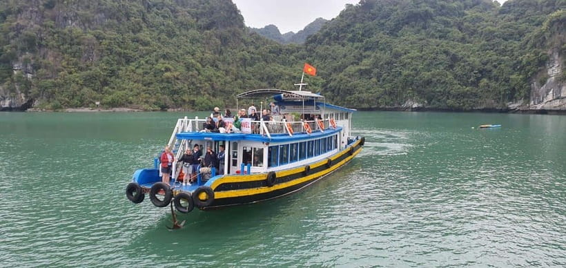 Cat Ba: Lan Ha, HaLong bay full day- biking, kayaking, lunch - Swimming at Ba Trai Dao, with a weather caveat