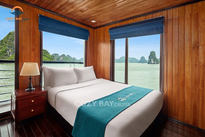 CozyBay Cruise-The Best Small Group 2D/1N inHalong-All inclusive - Sleeping aboard: private cabin, modest standards