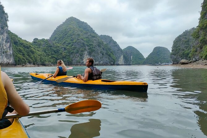 Cruising- Kayaking- Cycling- Trekking 3D/2N from Cat Ba in less tourist areas. - Day three: Cong Tau Lagoon and the limestone islands