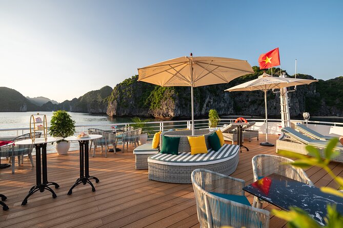 Day Tour Serenity Cruise at Lan Ha Bay from Hanoi, Hai Phong - Kayaking and swimming turn the bay into a playground