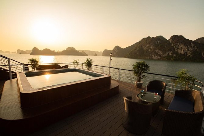 Doris Cruise 5 star cruise 2 days visiting Halong Bay Lan Ha Bay private balcony - Who will enjoy this cruise most