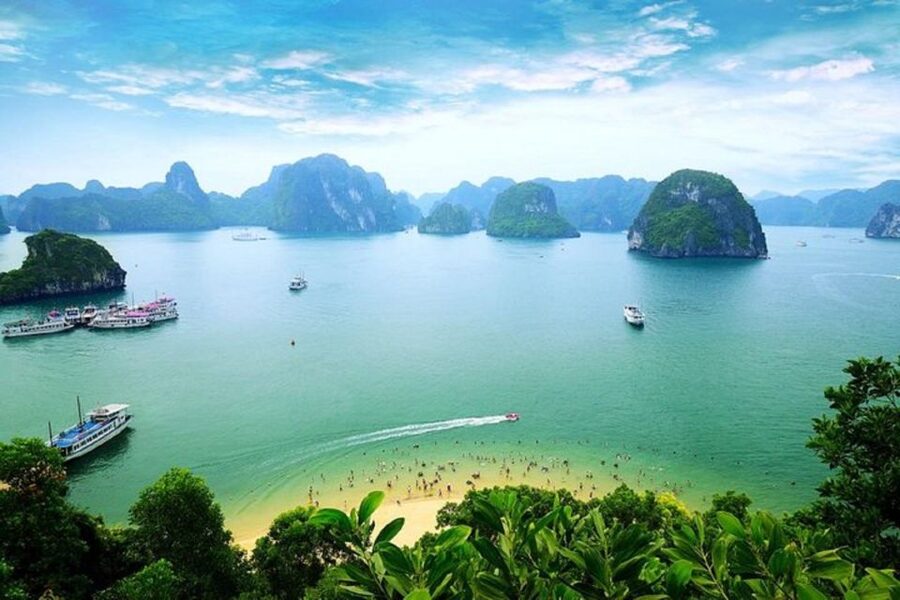From Hanoi: 2-Day Ha Long Bay Tour with Ninh Binh and Cruise - Day one: Ha Long Bay by boat, cave, and kayak