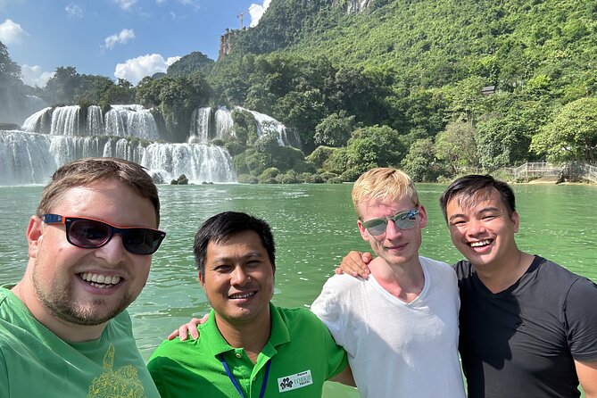 From Hanoi: Ban Gioc Waterfalls - Authentic Experience 2d/2n - Ban Gioc Waterfall from the monastery viewpoint