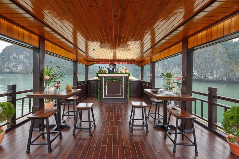 From Hanoi/Cat Ba: Lan Ha Bay Full-Day Boat Trip - Ba Trai Dao: time to swim or stay aboard