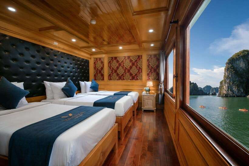 From Hanoi: Ha Long & Lan Ha Bay 2-Day Cruise with Meals - Sunset, spring rolls and a night on board
