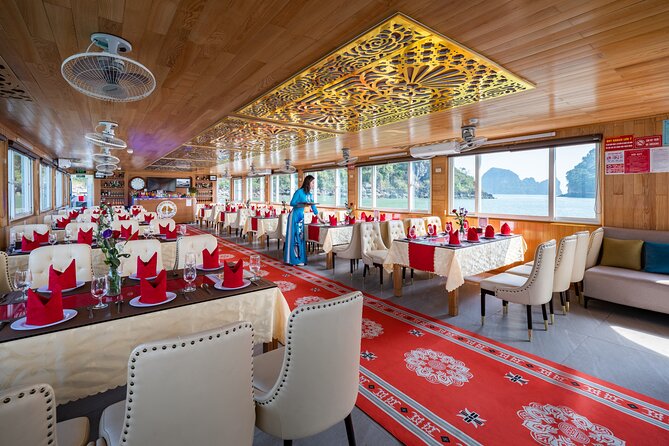 Ha Long Bay Cruise Day Tour - Cave, Kayaking, Swimming & Lunch - The cruise puts the bay in view