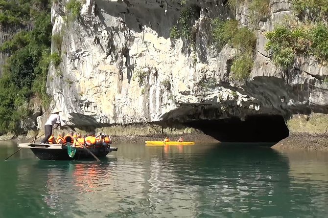Halong 6 hours Boat tour with Cave, Kayak, lunch, transfer high-way from Hanoi - Leaving Hanoi by shuttle
