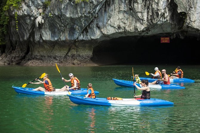 Halong Bay Day Tour With Titop Island, Cave, Kayak & Lunch - Lunch among the limestone islets