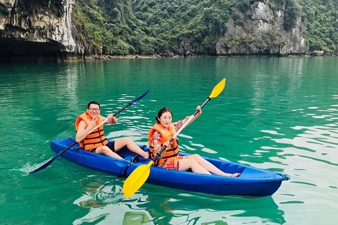 Halong Bay Full-Day with 6 Hour Cruise Kayaking, Swimming, Lunch - Guides, group size, and the pace of the day