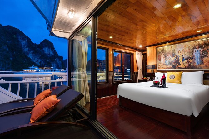 Halong Bay - Hera Luxury Day Cruise 7.5 Hours - Swimming at Frog Pond