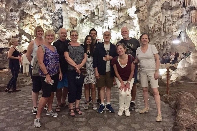 Halong Islands, Cave, Kayak, Bamboo Day Tour w Dragonfly Cruise - Seafood lunch, with dietary requests arranged ahead