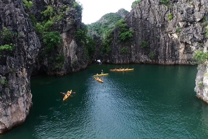 Halong Luxury Cruise Full Day Tour from Hanoi: All Inclusive - Ti Top Beach brings a view and a swim option