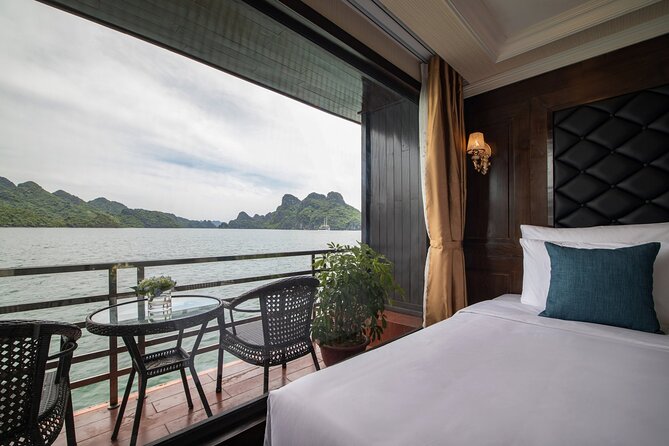 Halong Pandora 5 Star Cruise 2D1N-All Inclusive, cave, transfer - Boarding at Tuan Chau and settling into your cabin