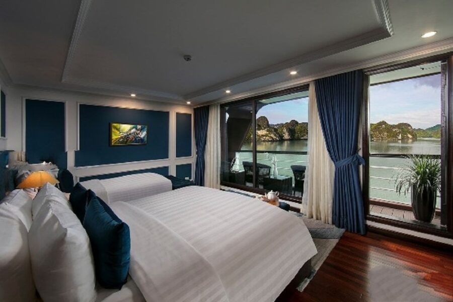 Hanoi: 3-Day Ninh Binh and Lan Ha Bay Cruise with Homestay - An evening of food, fishing and cabin comforts