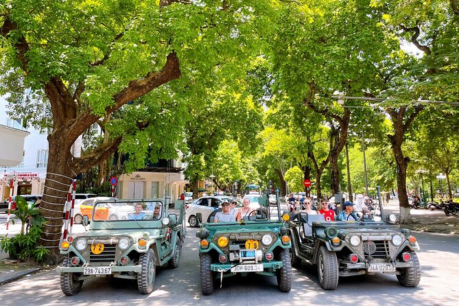 Hanoi Backstreet Jeep Tour : Hanoi HIGHTLIGHTS and HIDDEN GEMS - Trade broad streets for Hanoi’s narrow lanes