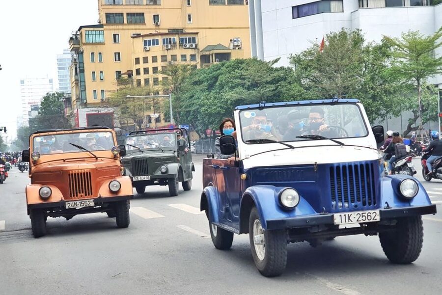 Hanoi Food, Culture, Sightseeing & Fun By Vietnam Army Jeep - Backstreets, markets and the city at work