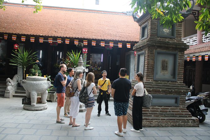 Hanoi French Quarter: Coffee and Stories - A small pagoda tucked into city streets