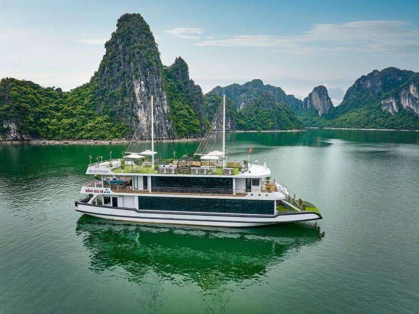 Hanoi: Ha Long Bay Day Trip - Luxury Cruise & Buffet Lunch - Luon Cave by Kayak or Bamboo Boat