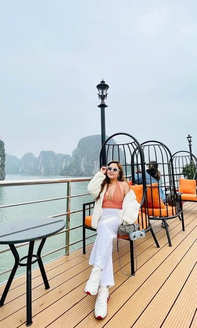 Hanoi: Ha Long Bay Full Day Trip - Amethyst Luxury Cruise - Luon Cave by kayak or bamboo boat