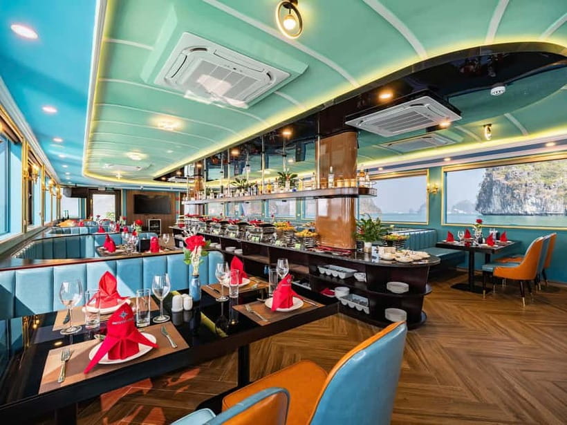 Hanoi: Ha Long Bay Full Day Trip - Amethyst Luxury Cruise - Sunset snacks and the ride back