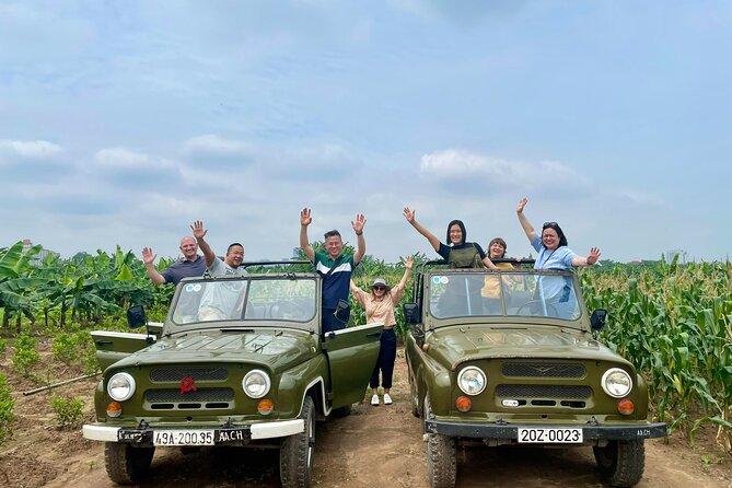 Hanoi Jeep City Highlight, Backstreet, Train Street, Countryside - Lunch, group size and the $55 value