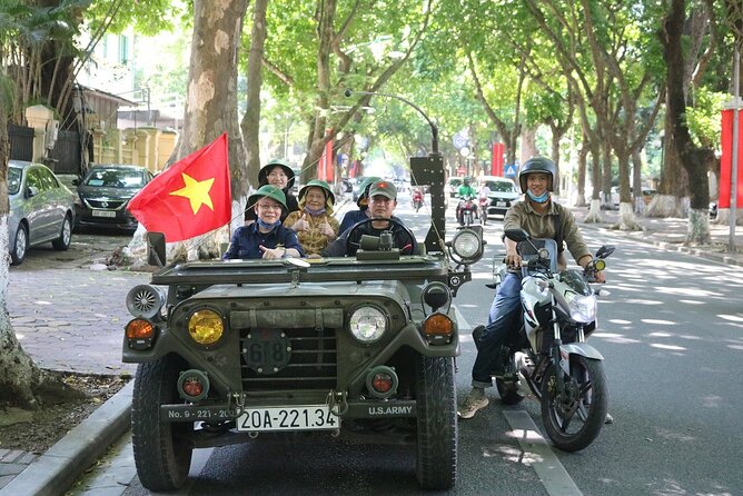 Hanoi Jeep City Tour combine Countryside Train Street, Hidden Gem - Backstreets First, Landmarks Along the Way