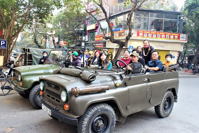 Hanoi Jeep Tours Led By Women: City & Red River Half Day - Hanoi by Jeep, from grand avenues to tight lanes