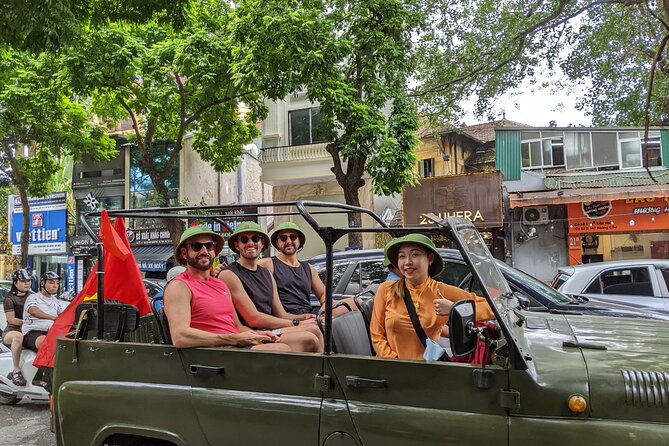 Hanoi Jeep Tours Led By Women: Hanoi City Jeep Tours Half Day - Duong Tau brings you to coffee and the tracks