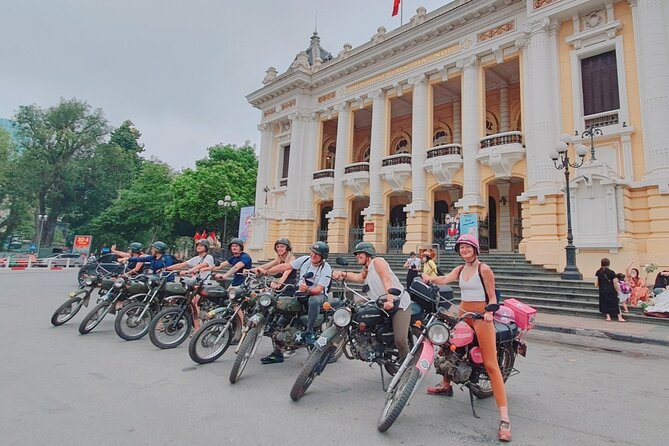 Hanoi Motorbike Tour: Hanoi HIGHTLIGHTS & HIDDEN GEMS - Long Biên Bridge adds a different view