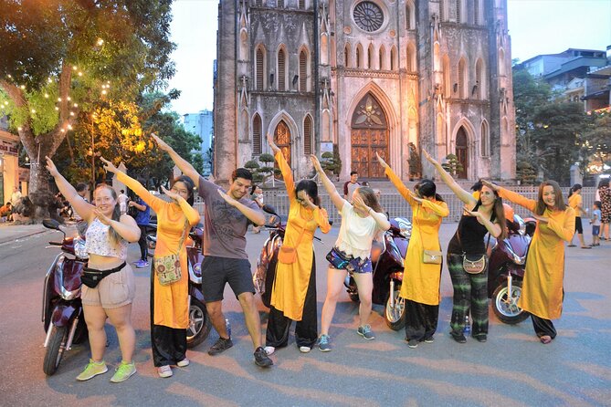 Hanoi Motorbike Tour Led By Women: Hanoi Motorbike Food Tours - West Lake and a pause for night views