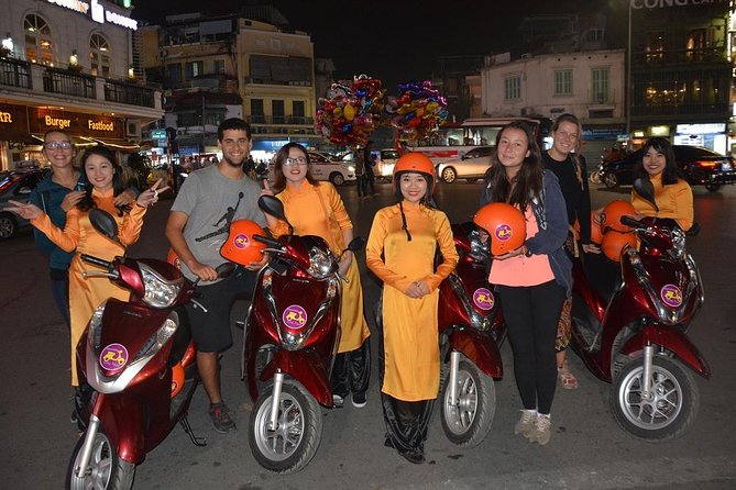 Hanoi Motorbike Tours Led By Women: Hanoi By Night Foodie Motorbike Tours - Egg coffee and a sweet finish near Đường Tàu