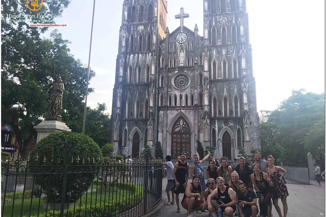Hanoi old quarter sightseeing & street food eating by Motorcycle - A small group, but not a private tour