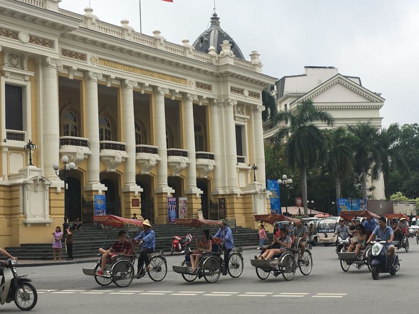 Hanoi: Old Quarter Trishaw Cyclo Tour - Hanoi Opera House: French-era grandeur near the center