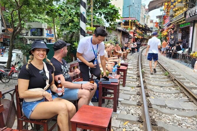 Hanoi street food walking and train street visit - What to expect at Train Street