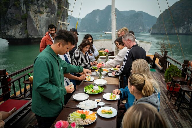 Lan Ha Bay Full Day Boat Tour from Hanoi/ Cat Ba - Finish with fish farming and a sunset cooking class