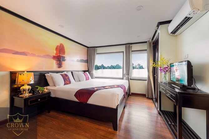 LIKE A BOSS-Luxury options-2d/1n All inclusive in Halong Bay - Ha Long Bay’s first afternoon: Luon Cave and Titop Island