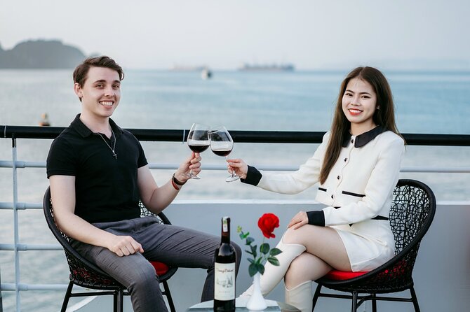 LUXURY Halong Bay Cruise 5 Stars Full Day Tour with Buffet Lunch - Ti Top Island: swim, climb, or take it easy