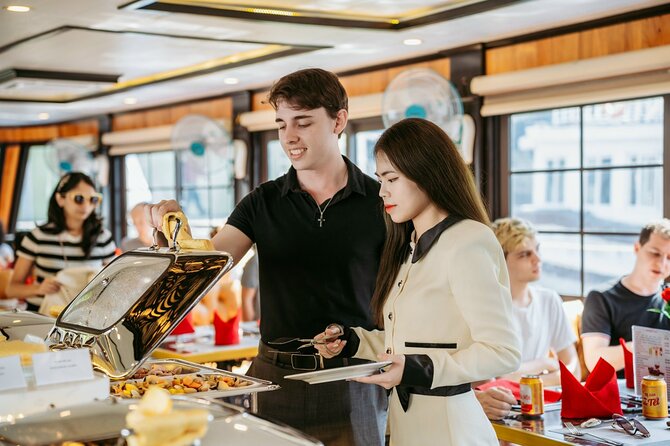 LUXURY Halong Bay Cruise 5 Stars Full Day Tour with Buffet Lunch - The return journey and the value of $70