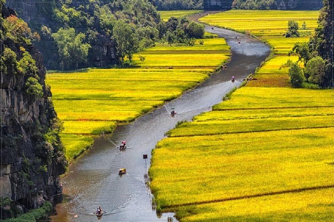 Luxury Hoa Lu - Tam Coc - Mua Cave 1 Day Tour - By Limousine & Small Group - Tam Coc by bamboo boat