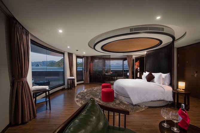 [OFFICIAL]Scarlet Pearl Cruises 5++stars &CATAMARAN ULTRA LUXURY - From Hanoi pickup to lunch on the water