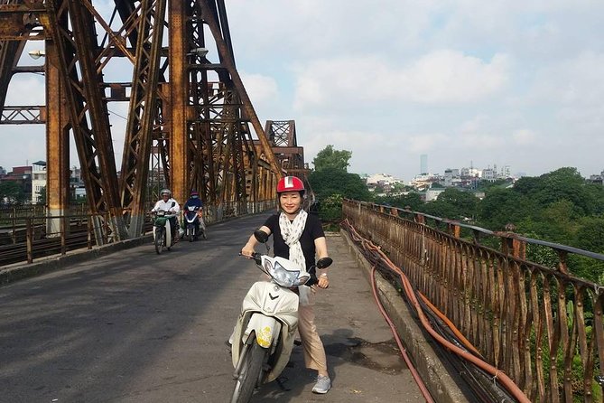 Private Hanoi Motorbike Sightseeing and Food Tour - Railway Street, the Flag Tower and a wartime relic