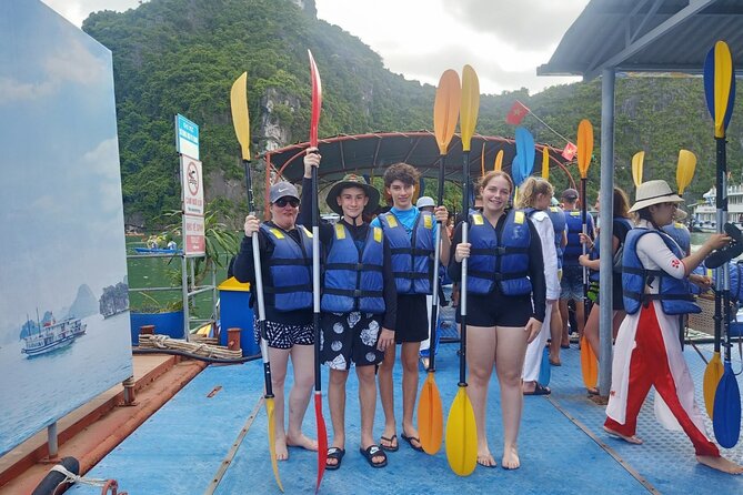 Sea Lion Luxury 5-Star Halong Day Cruise,Buffet Lunch,Shuttle Bus - Sunset party and the ride back