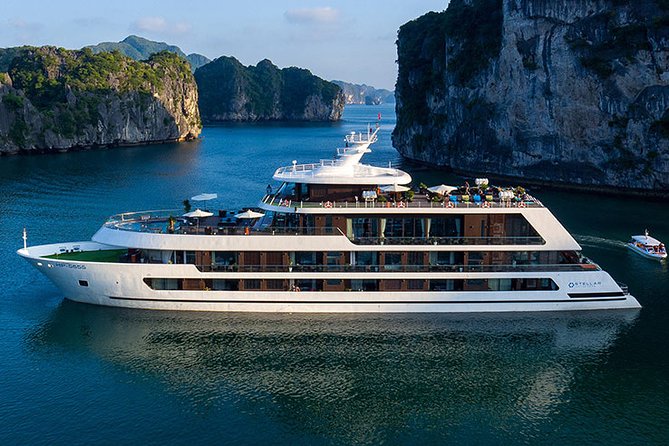 Stellar of the Seas Cruise Halong Bay 3Days 2Night on 5 Star Cruise - Day 1: from Hanoi to Bai Trai Dao Beach